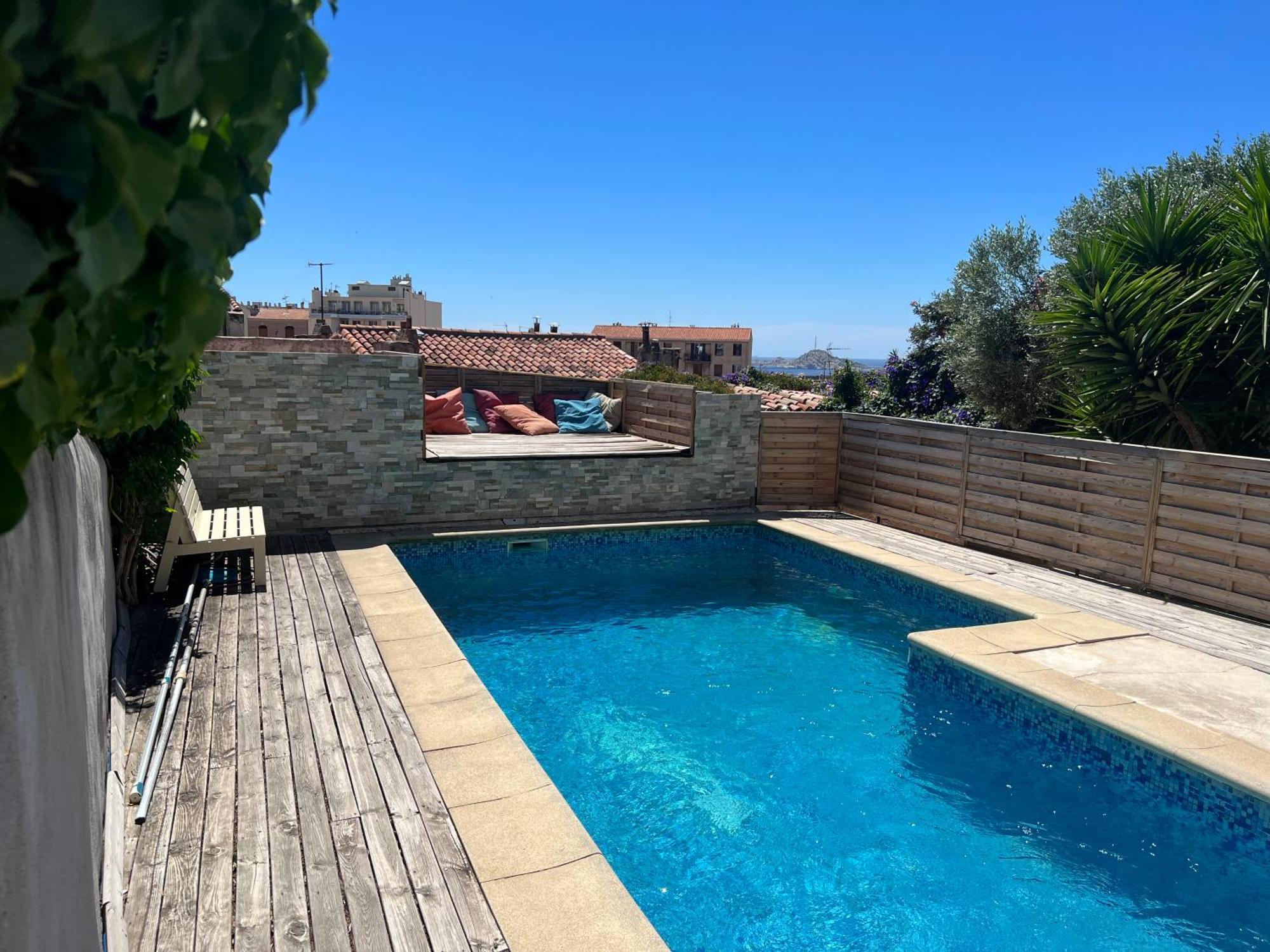 Ferienwohnung Pour 4 Face A La Piscine Marseilles Exterior foto